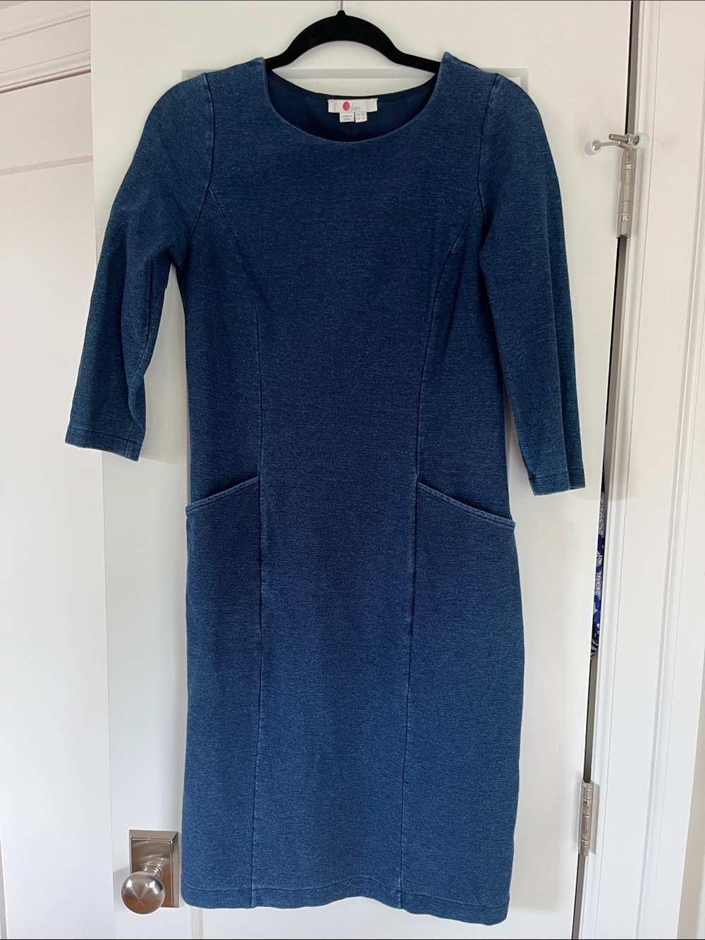 Boden Blie Ottoman 3/4 Sleeve Sheath Dress, size 6L